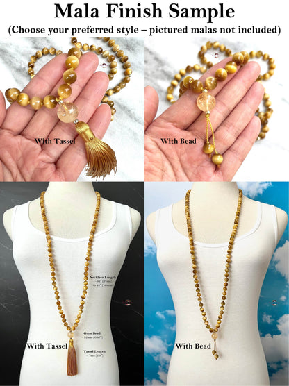 CLEAR QUARTZ MALA