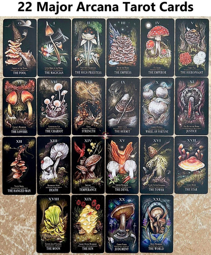 MIDNIGHT MAGIC | A Tarot Deck Of Mushrooms