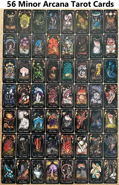 MIDNIGHT MAGIC | A Tarot Deck Of Mushrooms