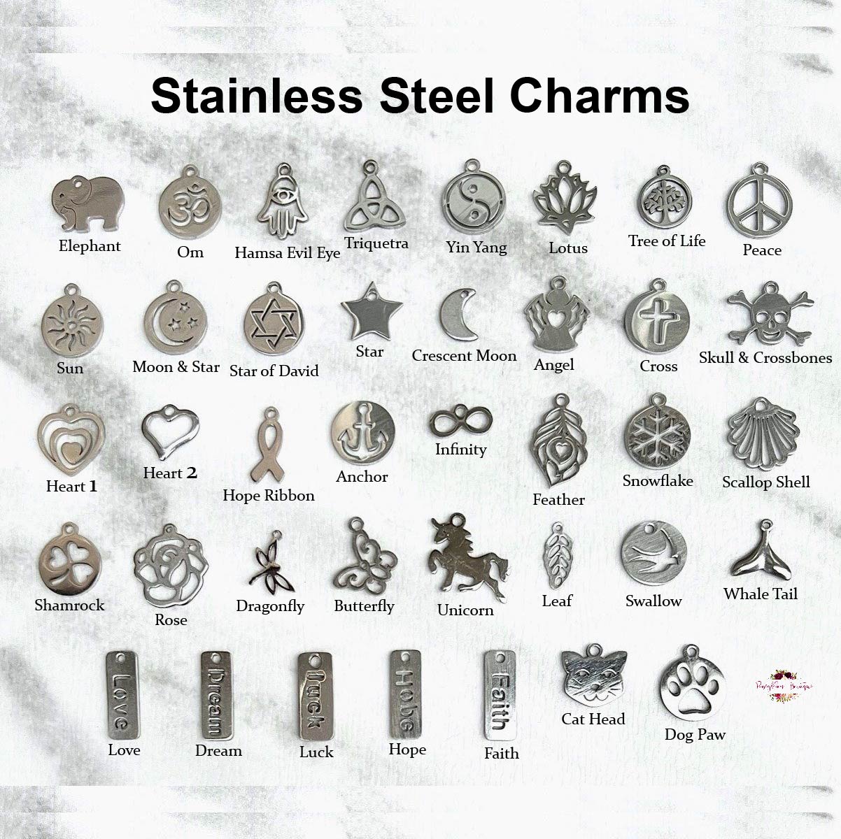 CHARM ADD-ON | Stainless Steel, Not Sold Separately