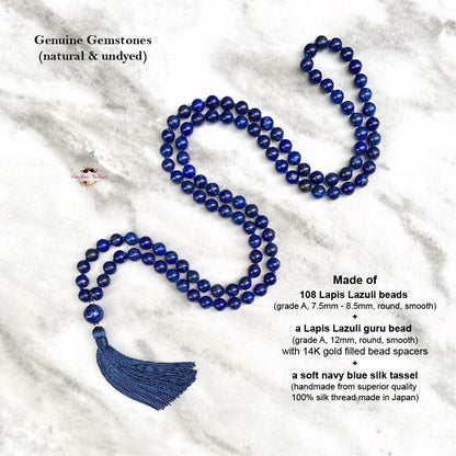 LAPIS LAZULI MALA