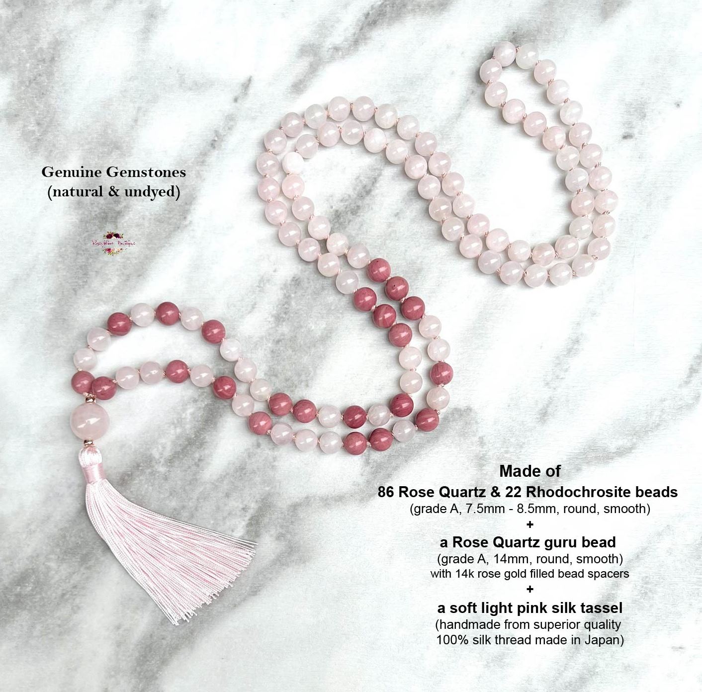 MALA EN QUARTZ CLAIR