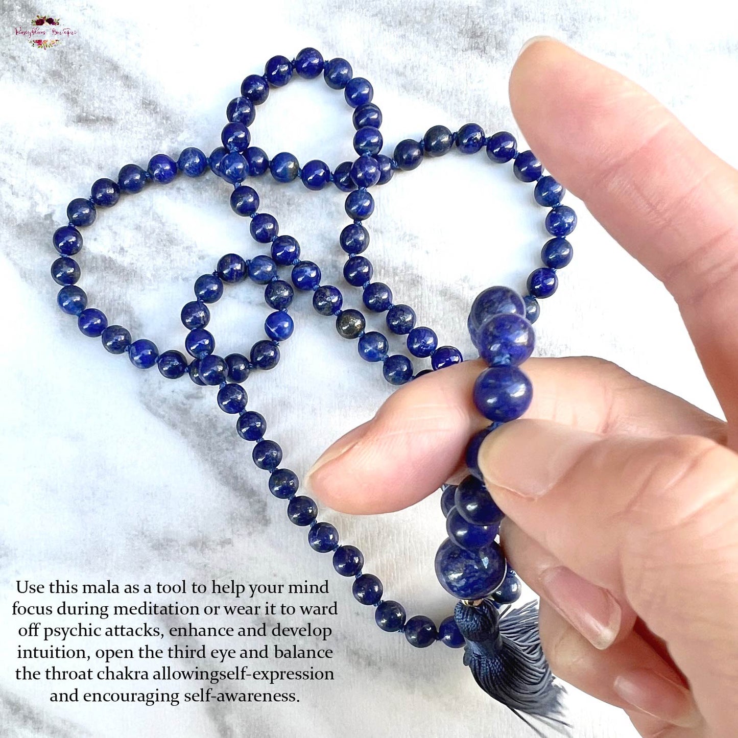 LAPIS LAZULI MALA