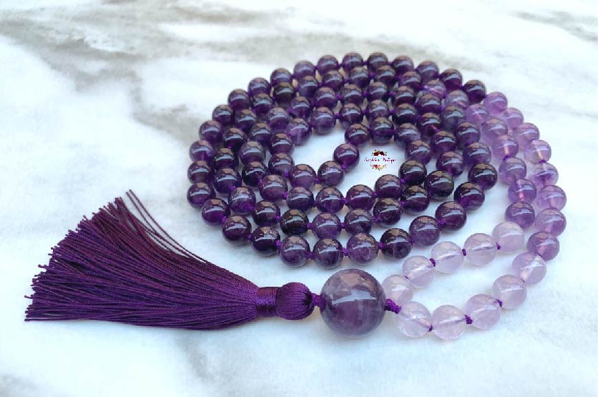 MALA EN QUARTZ CLAIR
