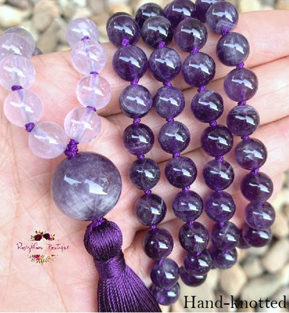 MALA EN QUARTZ CLAIR