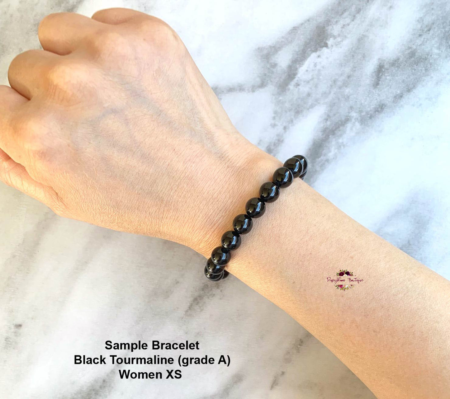 Bracelet en tourmaline noire