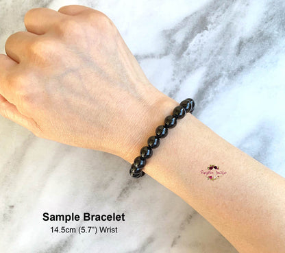 Bracelet en tourmaline noire