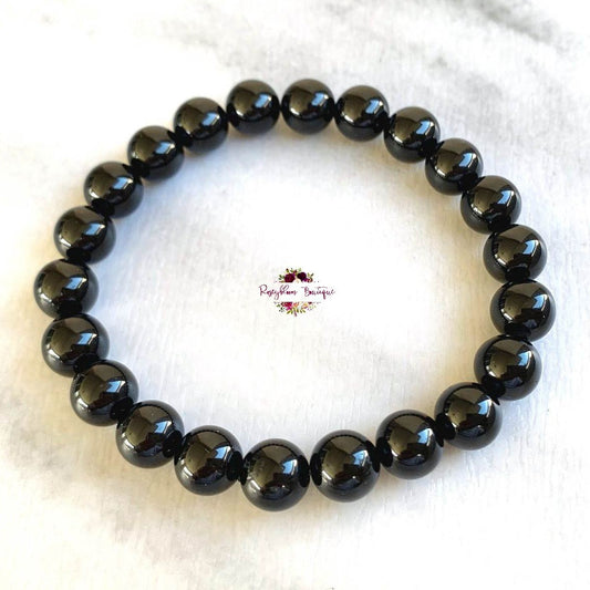 Bracelet en tourmaline noire