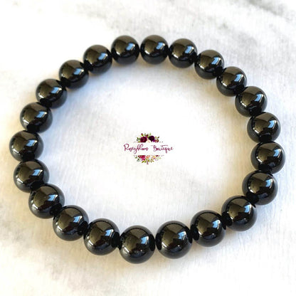 Bracelet en tourmaline noire