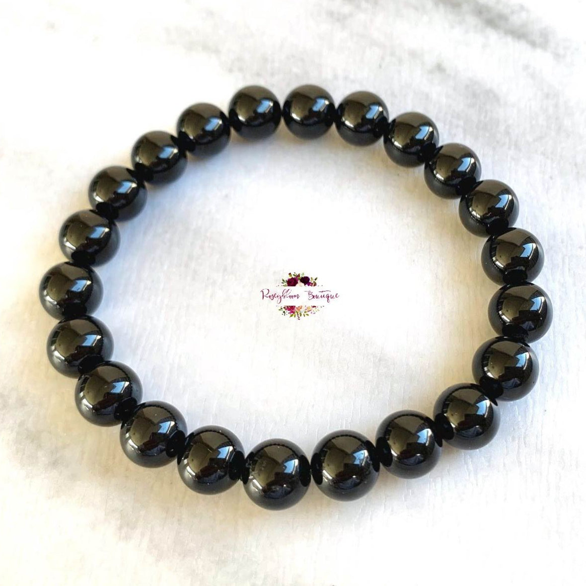 Bracelet en tourmaline noire