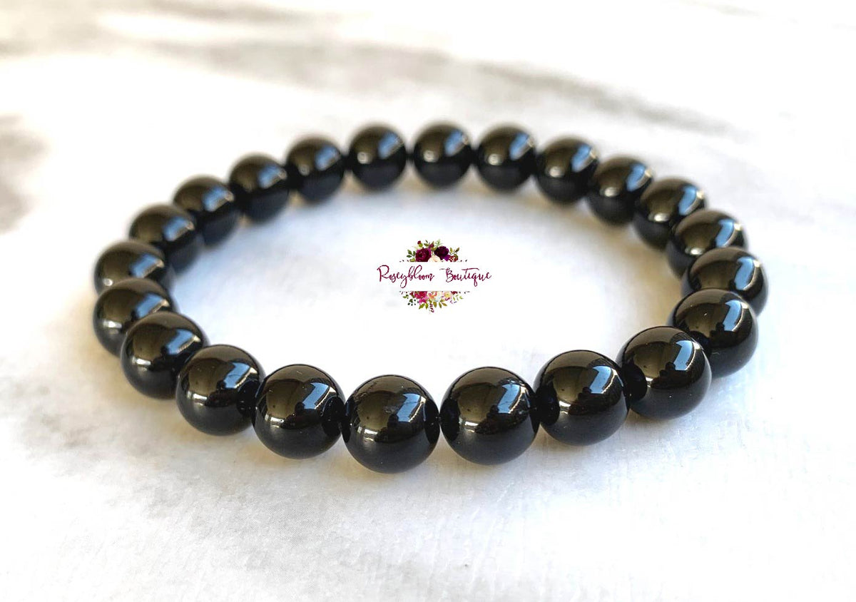 Bracelet en tourmaline noire