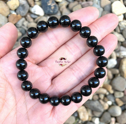 Bracelet en tourmaline noire