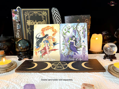 FOXFIRE THE KITSUNE ORACLE CARD DECK | 44 Cards with 143-Page Guidebook