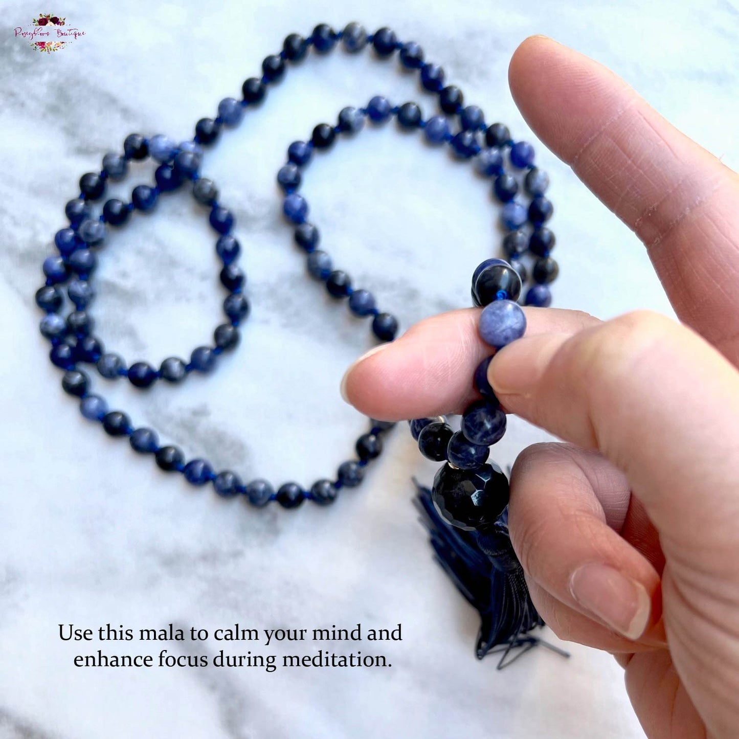 MALA EN QUARTZ CLAIR