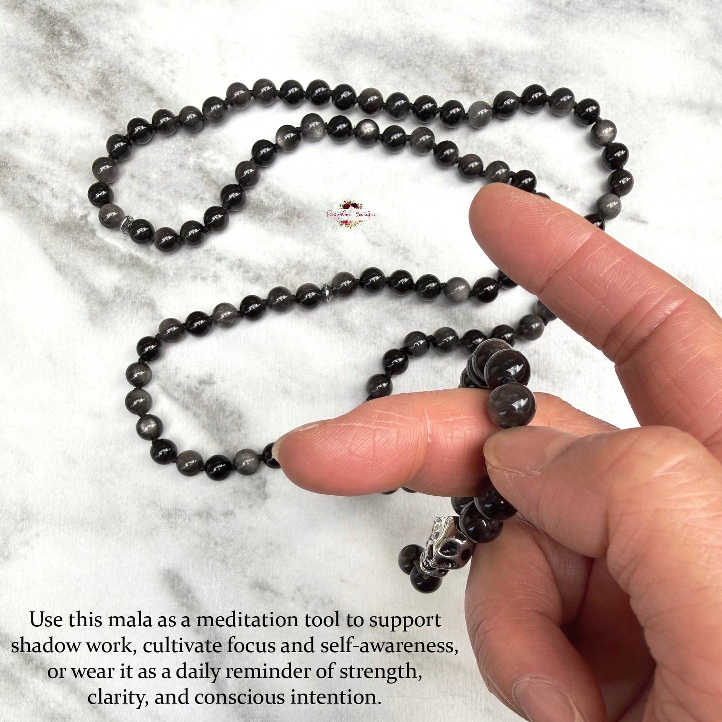 MALA EN QUARTZ CLAIR