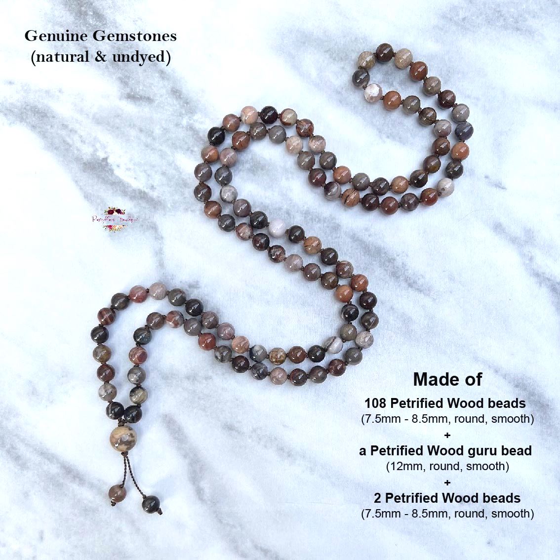 MALA EN QUARTZ CLAIR